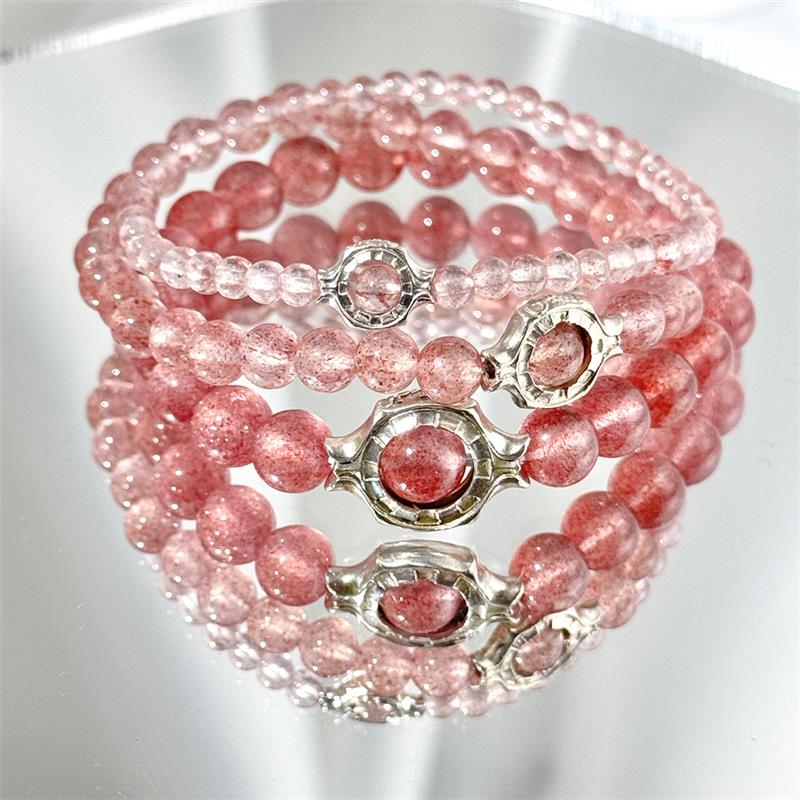 Bracelet En Agate Rouge