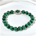 Bracelet En Perles De Malachite