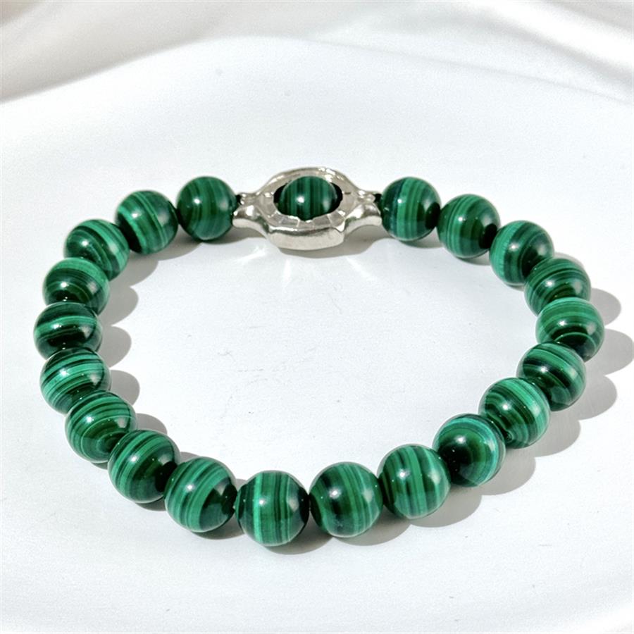 Malachite Beaded Bracelet