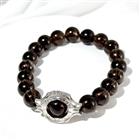 Bracelet Quartz Fumé Azeztulite