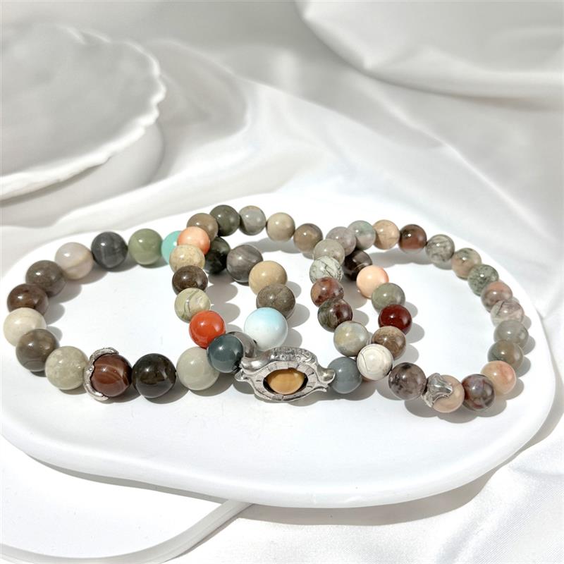 Bracelet En Perles D'alashan