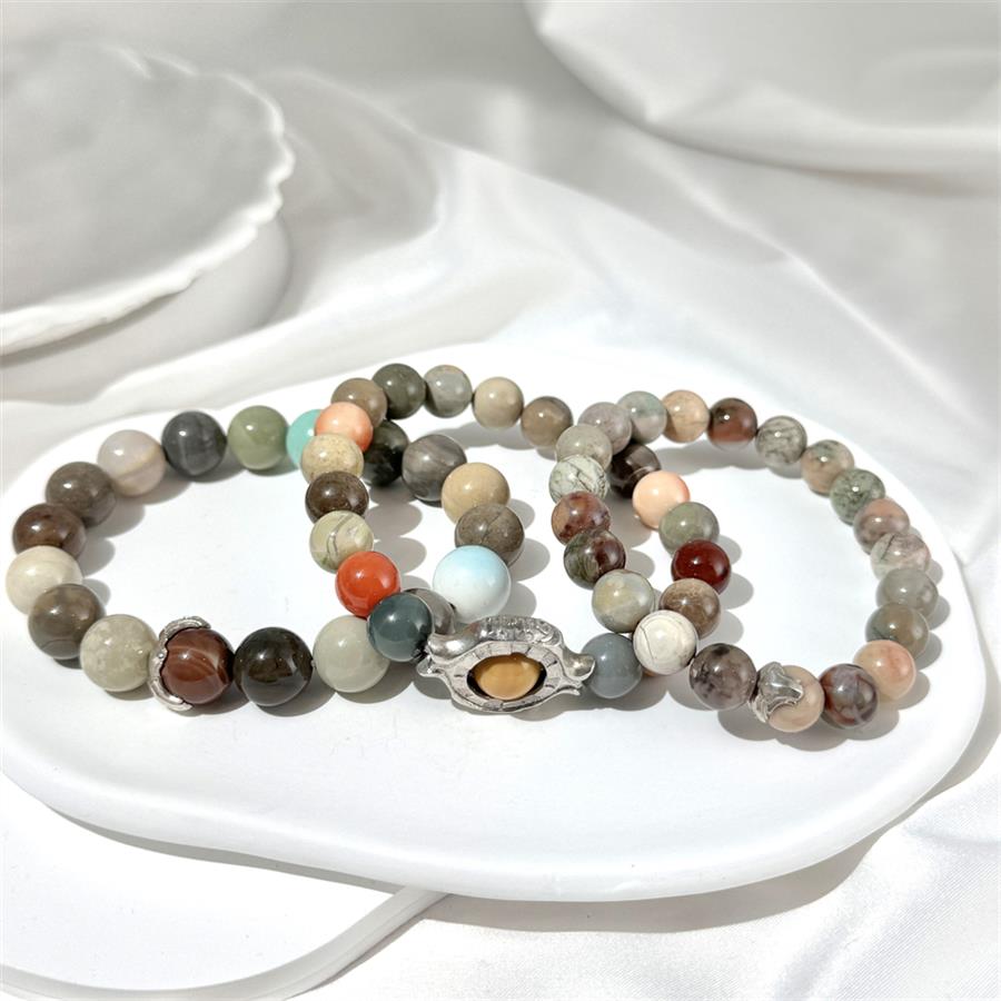 Bracelet En Perles D'alashan