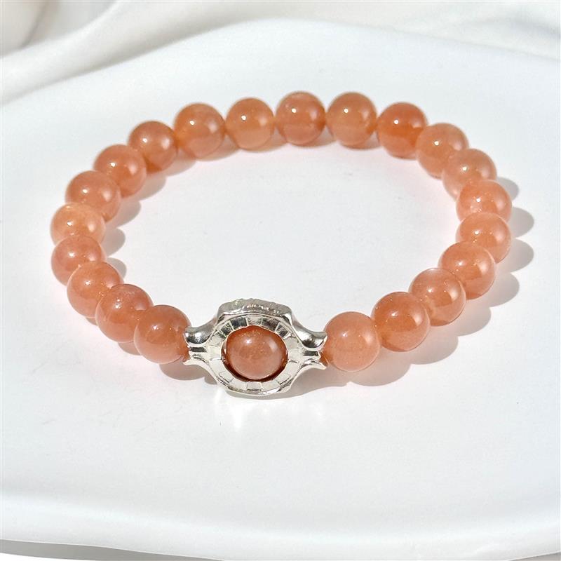 Bracelet Pierre De Lune Orange