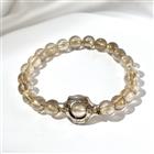 Golden Rutilated Quartz Beaded Bracelet