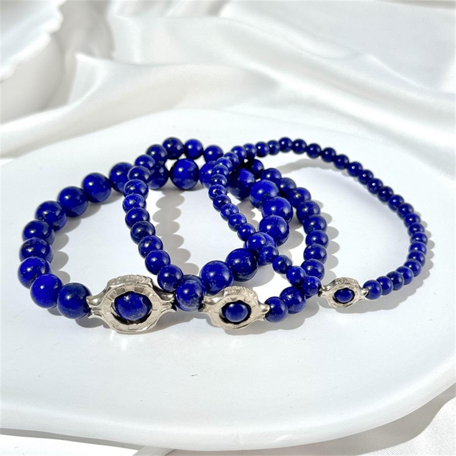 Bracelet En Lapis Lazuli