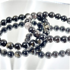 Bracelet En Obsidienne Dorée