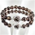 Bracelet Quartz Fumé Azeztulite