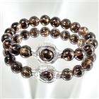 Bracelet Quartz Fumé Azeztulite