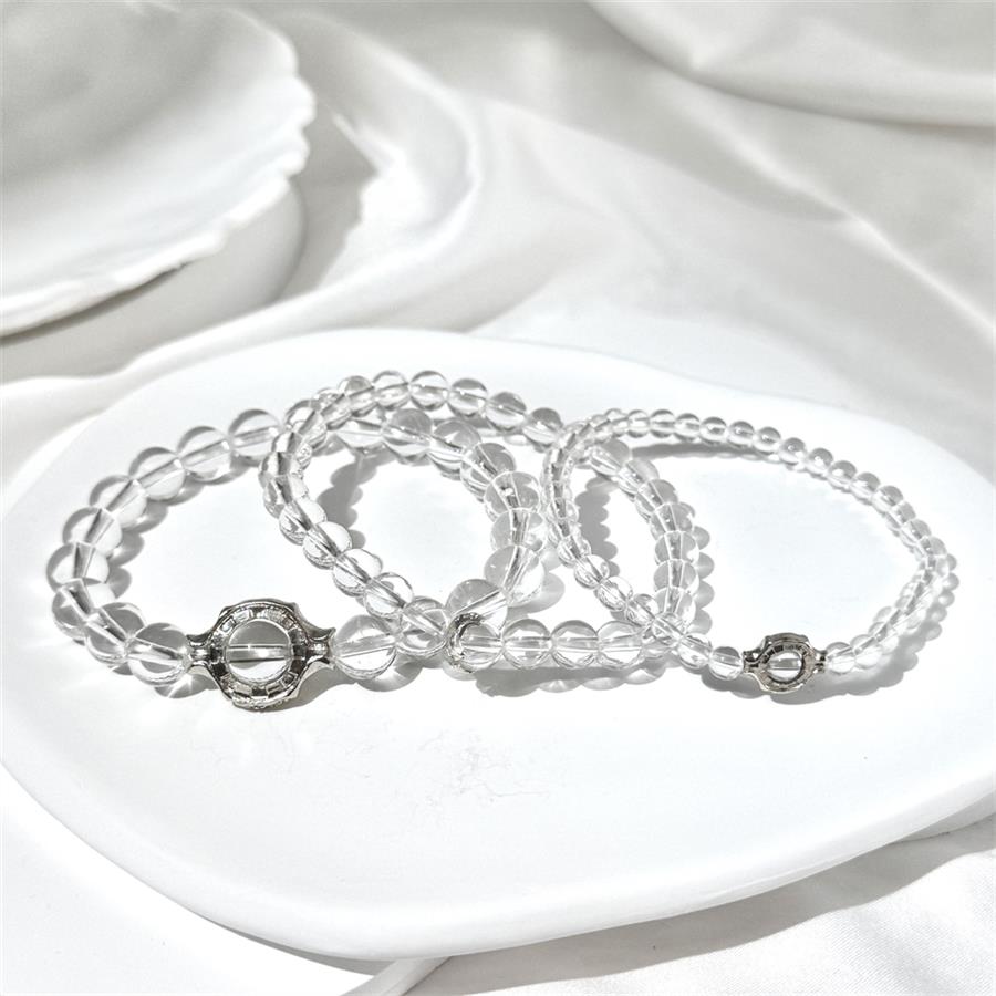 Bracelet En Quartz Clair