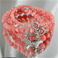 Bracelet En Perles De Rhodochrosite