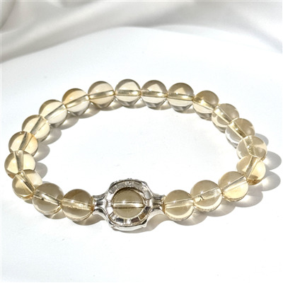 Citrine Beaded Bracelet