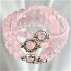 Bracelet En Quartz Rose De Madagascar