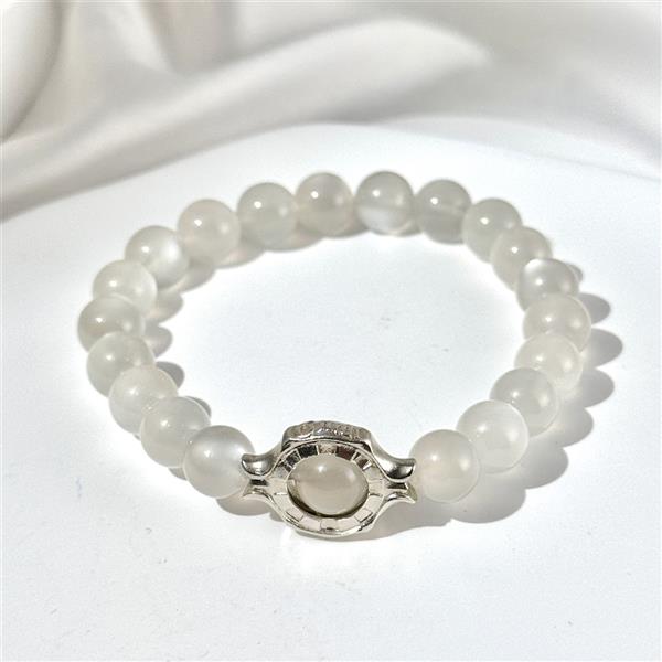 Moonstone Beaded Bracelet