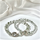 Layered Green Phantom Quartz Bracelet