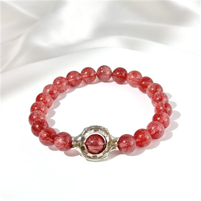 Strawberry Quartz Bracelet