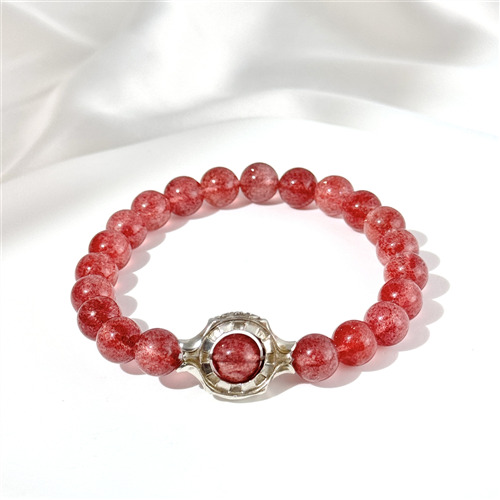 Strawberry Quartz Bracelet