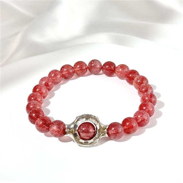 Strawberry Quartz Bracelet