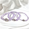 Bracelet En Améthyste Lavande