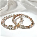 Ice-type Super Seven Rutilated Quartz Bracelet