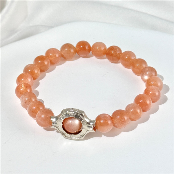 Orange Moonstone Bracelet
