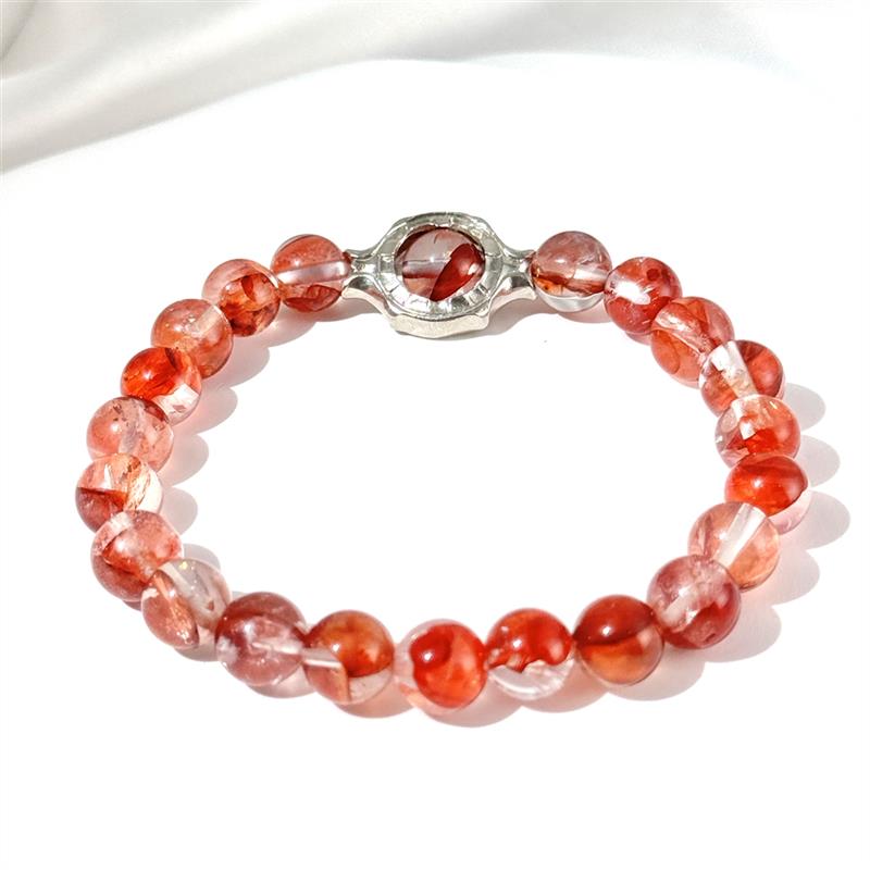 Red Hematoid Quartz Bracelet
