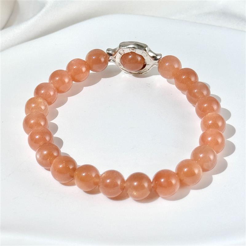 Bracelet Pierre De Lune Orange