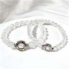 Glassy Blue Moonstone Bracelet