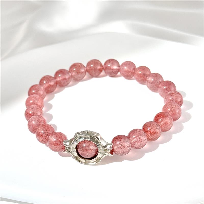 Bracelet En Agate Rouge