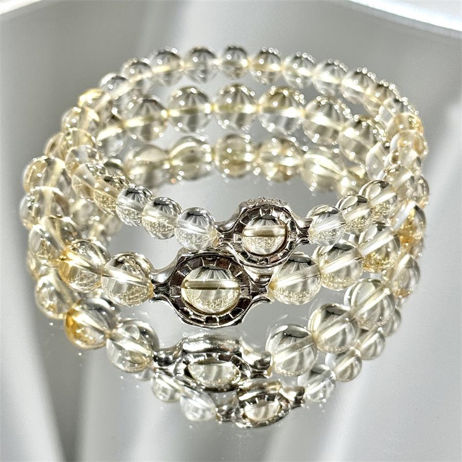 Bracelet En Perles De Citrine