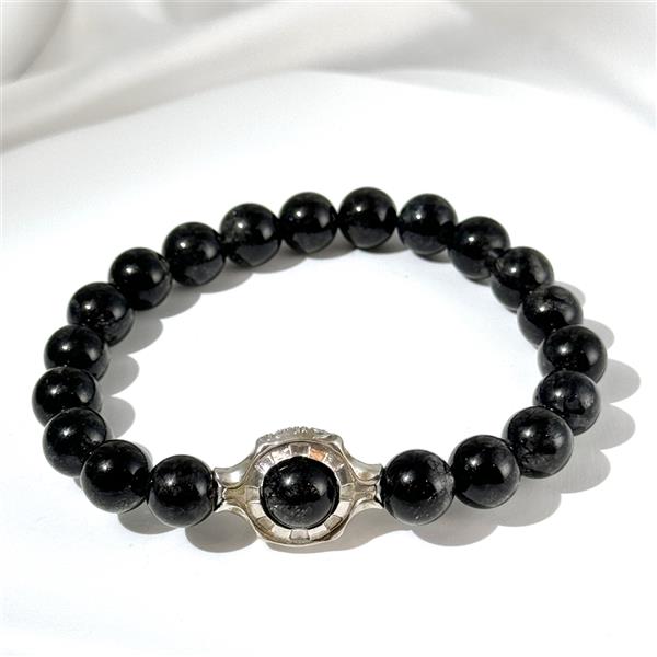 Black Rutilated Quartz Bracelet