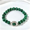 Bracelet En Perles De Malachite