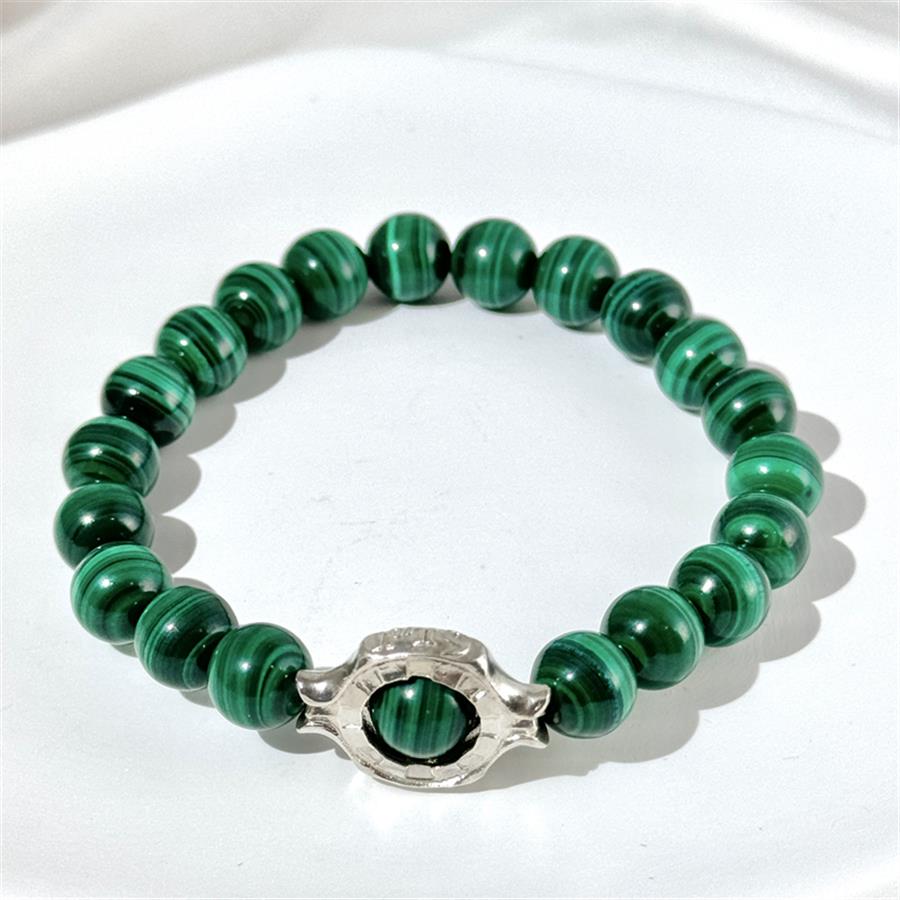 Malachite Beaded Bracelet