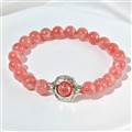 Bracelet En Perles De Rhodochrosite