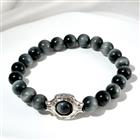 Bracelet En Œil De Faucon Gris