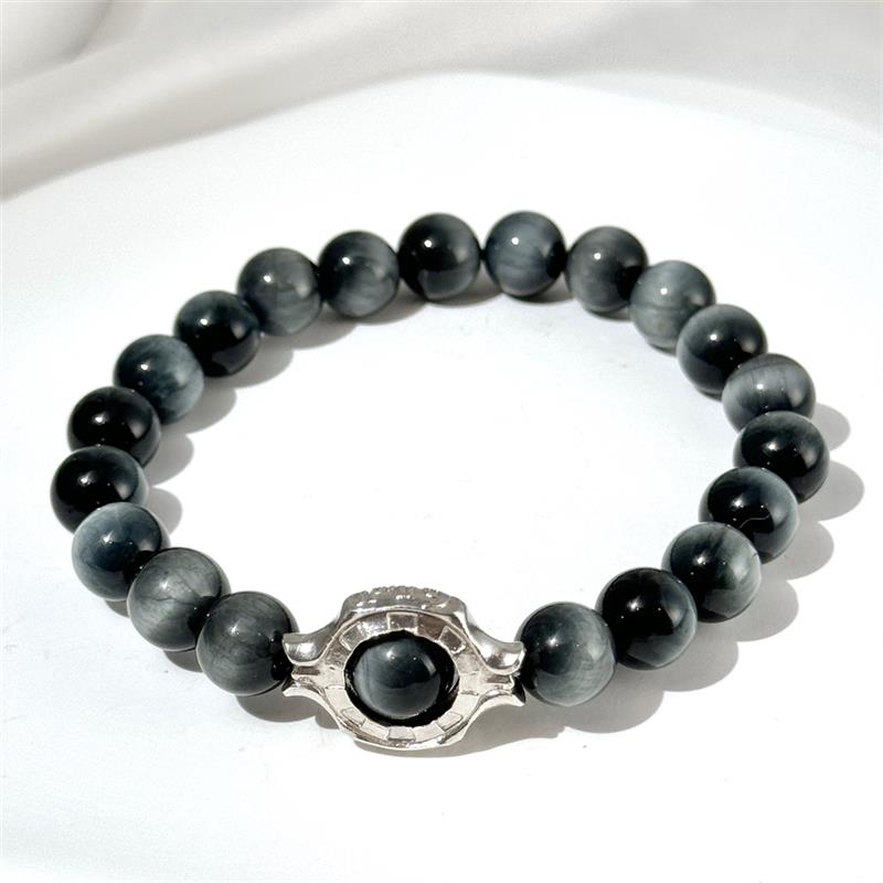 Bracelet En Œil De Faucon Gris