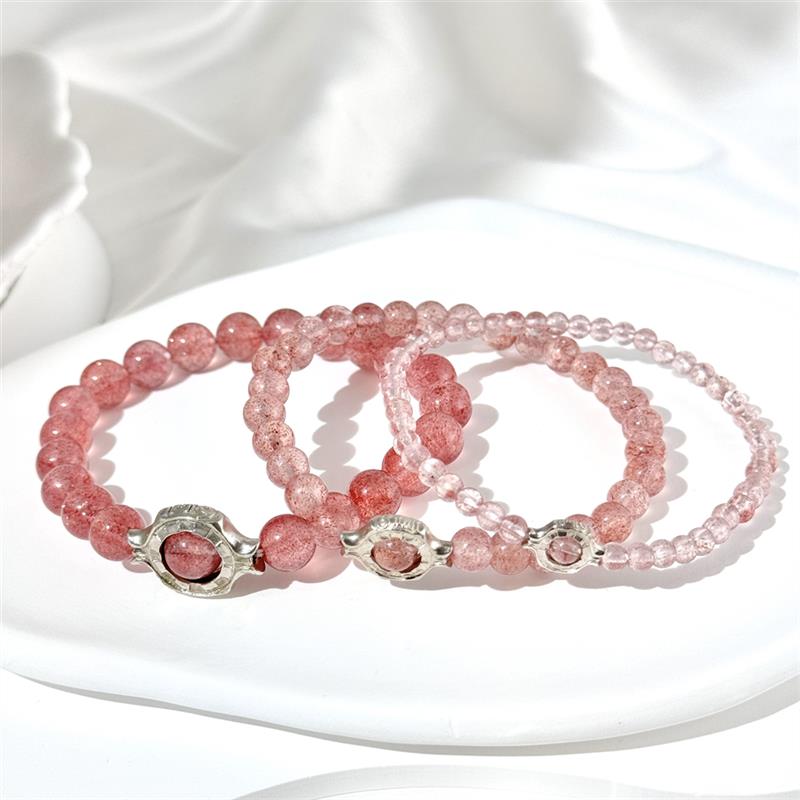 Bracelet En Agate Rouge