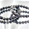 Bracelet En Obsidienne Argentée
