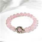 Bracelet En Quartz Rose De Madagascar