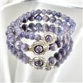 Bracelet En Perles D'iolite Saignante