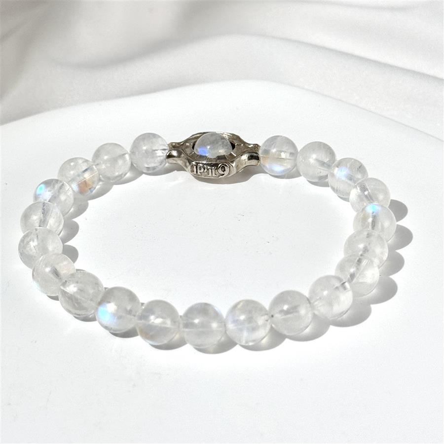 Glassy Blue Moonstone Bracelet