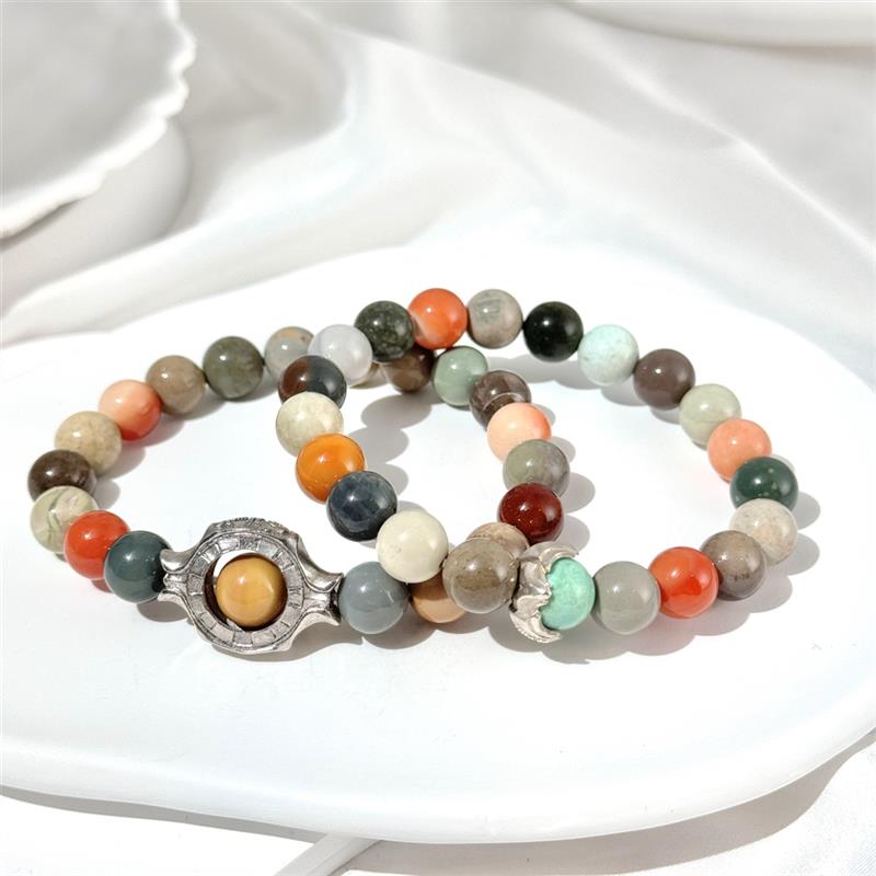 Bracelet En Perles D'alashan