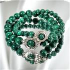 Malachite Beaded Bracelet