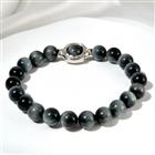 Bracelet En Œil De Faucon Gris