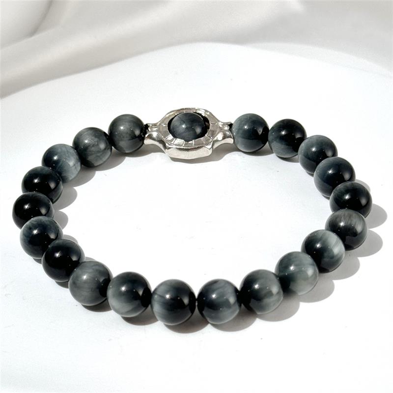 Bracelet En Œil De Faucon Gris