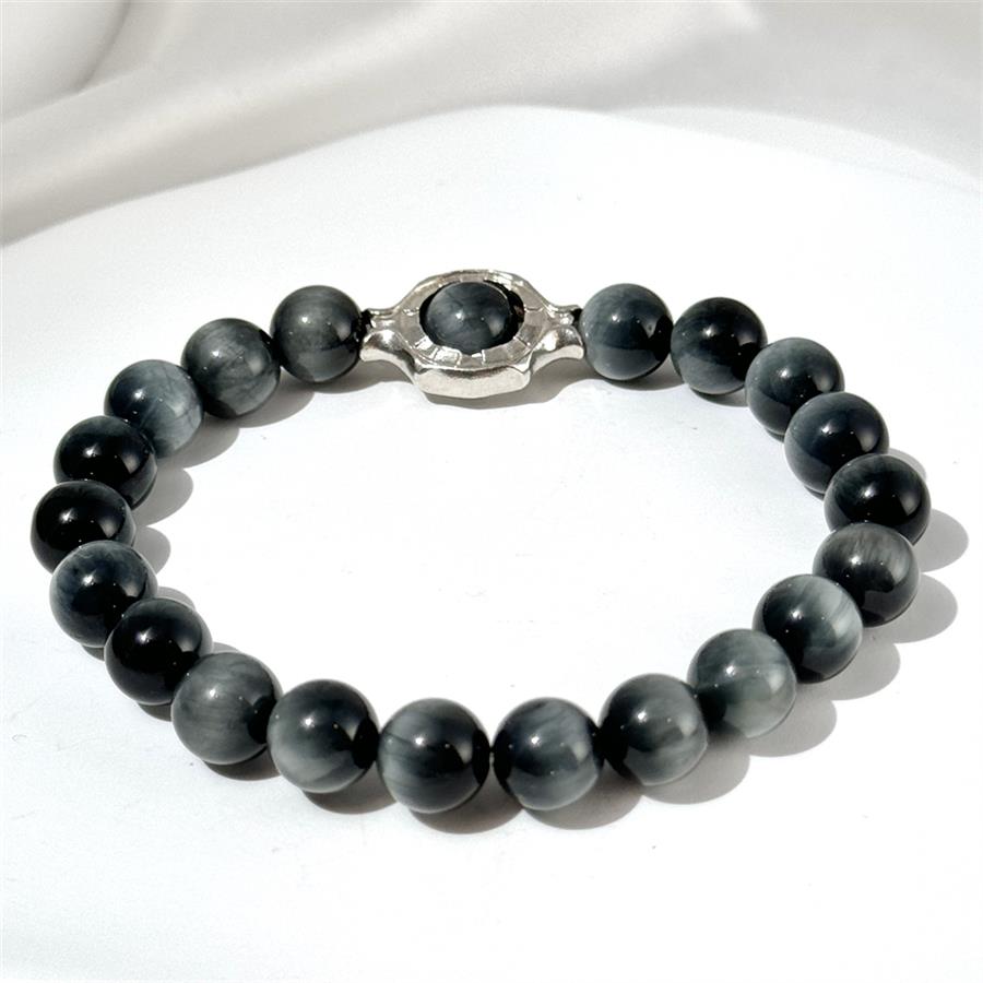 Bracelet En Œil De Faucon Gris