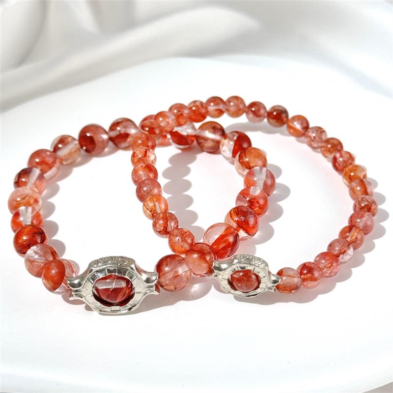 Red Hematoid Quartz Bracelet